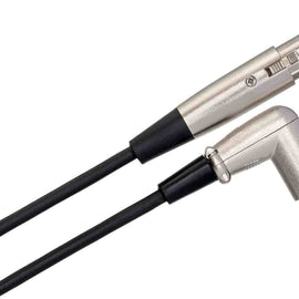 Hosa XRR-103, XLR3F to Right Angle XLR3M Balanced Interconnect Cable - 3 Feet