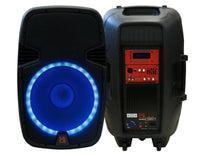 Mr Dj USA PBX2690LB 15" 3500 Watts Bass Amplifier Cabinet w Max Power PA DJ Speaker