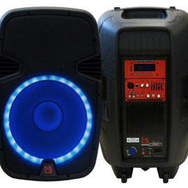Mr Dj USA PBX2690LB 15" 3500 Watts Bass Amplifier Cabinet w Max Power PA DJ Speaker