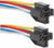 2 Pack Absolute SRS105 5-Pin 12 VDC Bosch Relay Socket Interlocking Style