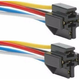 10 Absolute SRS105 5-Pin 12 VDC Bosch Relay Socket Interlocking Style