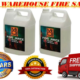 2 MR DJ Fog Juice 1 Gallon Water-Based Fog Machine Fluid Unscented