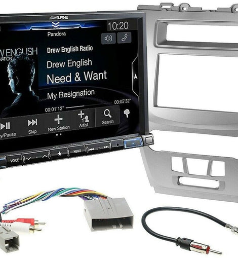 Alpine X308U Digital Navigation Receiver + 99-5821S Dash Kit Ford Fusion 10-12