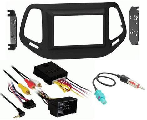 Metra 2017-18 Jeep Compass 99-6545B AXD-CH5 Radio Install Dash Kit Package