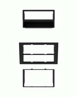 Metra 99-9107B Single- or Double-DIN Installation Kit for 2002 through 2008 Audi A4 and S4