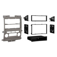 Metra 99-7428G Double-DIN Car Stereo Gray Dash Kit - Compatible Fits for Front/Xter 2009-2012 with Tech Option