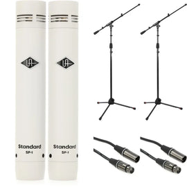 Universal Audio UA-SP1-U Pencil Microphone - Matched Pair Stand and Cable Bundle
