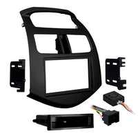 Metra 99-3309B-LC DIN Stereo Installation Dash Kit - Compatible Fits for Chevrolet Spark 2013-2015