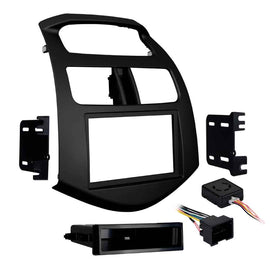 Metra 99-3309B-LC DIN Stereo Installation Dash Kit - Compatible Fits for Chevrolet Spark 2013-2015