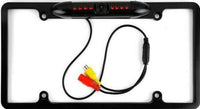 New 12V Car RearView Backup Camera 8 IR Night Vision US License Plate Frame Black