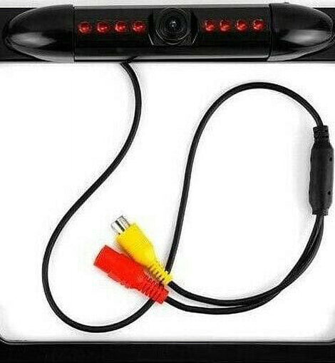 New 12V Car RearView Backup Camera 8 IR Night Vision US License Plate Frame Black