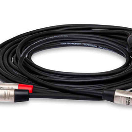 Hosa HMR-006Y, REAN 3.5mm TRS to Dual RCA Pro Stereo Breakout Cable - 6 Feet