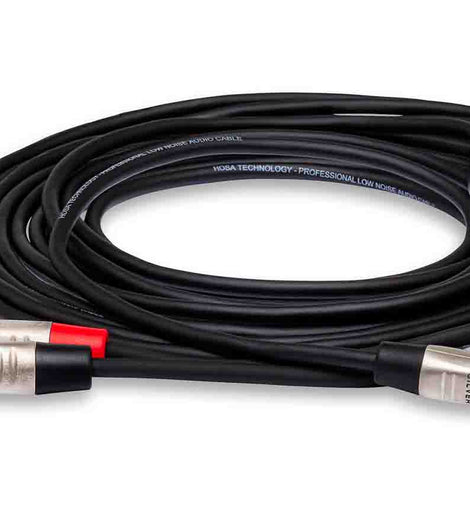 Hosa HMR-006Y, REAN 3.5mm TRS to Dual RCA Pro Stereo Breakout Cable - 6 Feet