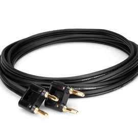 Hosa SKZ-630BB, Dual Banana Male to Dual Banana Male Speaker Cable (30 ft, Black)