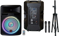 MR DJ PROBAT118 4000 Watts Power 18 Inch Speaker Built-in Battery + Speaker Stand