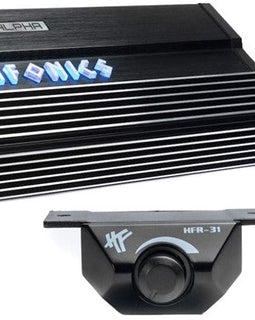 Hifonics A2500.5D 2500W Class-D 5 Channel Car Amplifier& 4 Gauge AMP Kit