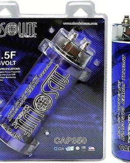 ABSOLUTE CAP350B 3.5 FARAD POWER CAR CAPACITOR FOR ENERGY STORAGE TO ENHANCE BASS DEMAND FROM AUDIO SYSTEM (BLUE)
