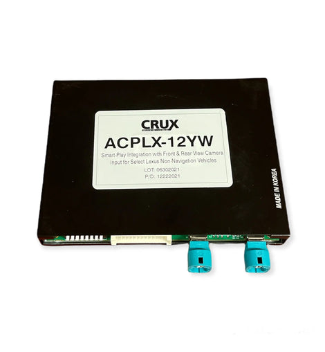 Crux ACPLX-12YW Wireless Smart-Play Integration with Multi Camera Inputs for Select 2013-2020 Lexus Vehicles without OEM Navigation