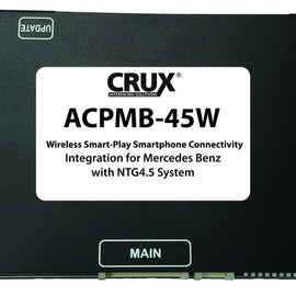 Crux ACPMB-45W Wireless Smartphone Connectivity Integration Interface for Mercedes Benz vehicles NTG 4.5 Systems