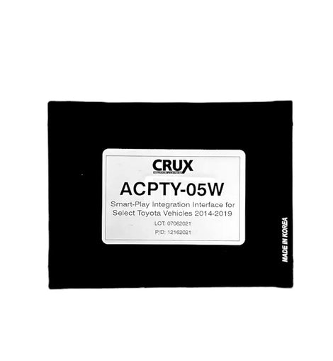 Crux ACPTY-05W Wireless Smart-Play Integration for Select for Select 2014-2019 Toyota Vehicles