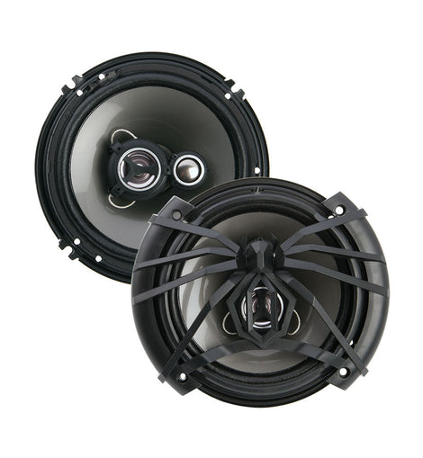 Soundstream AF.653 Arachnid Series 6.5″ 3-Way Speaker Pair, w/ Special Speaker Grilles