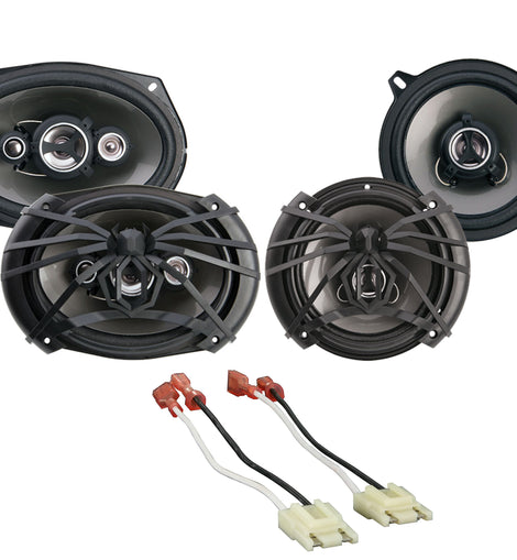 Soundstream Front & Rear Door Speaker Upgrade for 1994 - 2002 Dodge RAM 1500