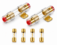 2 Patron Audio PAFU80 80 Amp Inline AGU Fuse Holder Fits 4, 8 & 10 Gauge Wire
