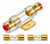 American Terminal 80 Amp Inline AGU Fuse Holder Fits 4 8 10 Gauge Wire + 2 80A Fuse