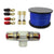 Absolute Inline AGU Fuse Holder + RT4 Ring Terminal + AGU100 Fuses + 4G Blue Power Cable