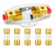 Absolute AGHLB Inline AGU Fuse Holder Blue LED Blown Fuse Indicator + 70A fuses