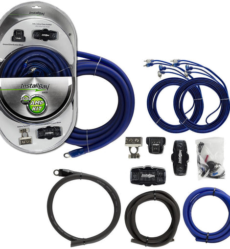 Install Bay AK01 1/0 Gauge Value AMP Kit Complete 3600w - Each