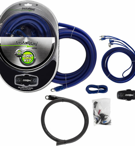 Install Bay AK02 1/0 Gauge Value AMP Kit Complete 2000w - Each