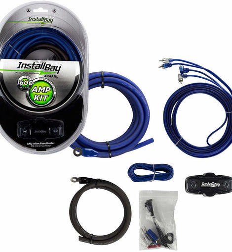 Install Bay AK4ANL 4 GA Value AMP Kit Complete 1600 Watt - Each
