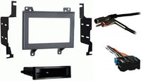 Absolute AK99-3045G Fits Chevy S 10 Pickup 1994-1997 Double DIN Harness Antenna Gray Dash Kit Package