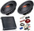 Alpine BBX-T600 600W 2 Ch Amplifier & 2 DSW2000 10" Subwoofer & 4G Amp Kit