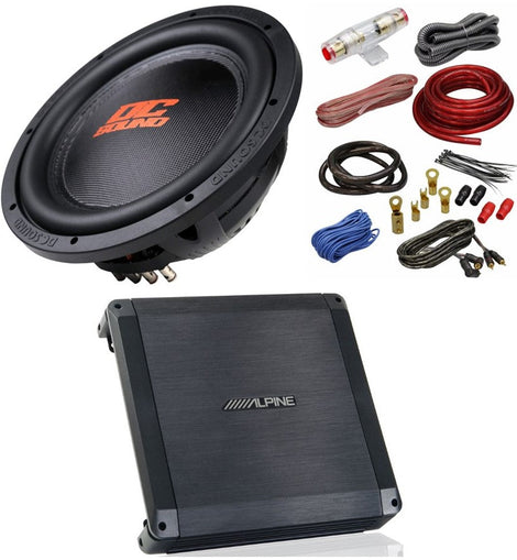 Alpine BBX-T600 600W 2 Ch Amplifier & DSW2500 12