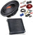 Alpine BBX-T600 600W 2 Ch Amplifier & DSW2500 12" Subwoofer & 4G Amp Kit