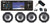 Absolute DMR-360BTAD 3.5" DVD/CD/MP3/AM/FM Player & 2 Pairs Alpine SXE-1726S 6.5" Speakers
