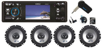 Absolute DMR-360BTAD 3.5" Car Stereo DVD/CD/MP3/AM/FM Player & 2 SXE-1726S 6.5" Speakers