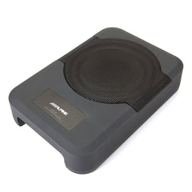 Alpine PWE-S8 Powered Subwoofer 120W Compact Powered 8" Car Subwoofer for Under or Behind the Seat