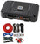 Alpine R2-A75M 750 W RMS R-Series Class-D Mono Sub Amplifier + 4 Gauge Amp Kit