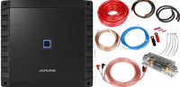 Alpine S2-A36F S-Series Class-D 4-Channel Car Amplifier + 0 Gauge Amp Kit