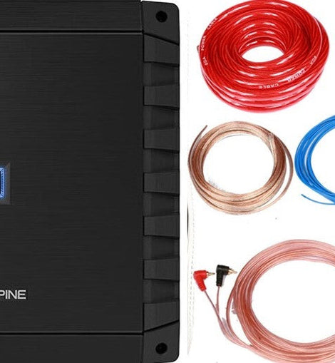 Alpine S2-A36F S-Series Class-D 4-Channel Car Amplifier & KIT0 0 Installation AMP Kit