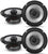 2 Alpine S2-S65 6.5" 480 Watts S-Series Hi-Res Certified 2Way Coaxial Car Speakers
