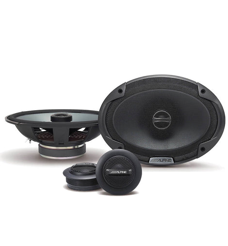 Alpine S-S10TW 240W Tweeter +SPE6090 600W 6X9