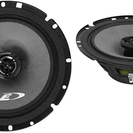 Alpine SXE-1726S Car Speaker 220W Max, 40W RMS 6-1/2" 2-Way Coaxial Speakers