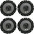 2 Pair Alpine SXE-1726S Car Speaker<BR>220W Max, 40W RMS 6-1/2" 2-Way Coaxial Speakers