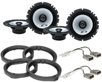 2 Alpine SXE-1726S 6.5" Speaker Speaker Adapter Harness Fit Honda Acura Vehicles