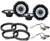 2 Alpine SXE-1726S 6.5" Speaker Speaker Adapter Harness Fit Honda Acura Vehicles