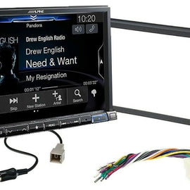 Alpine X308U 8" Navigation CarPlay & Android Car Stereo + install Kit for 2007-2010 Hyundai Elantra